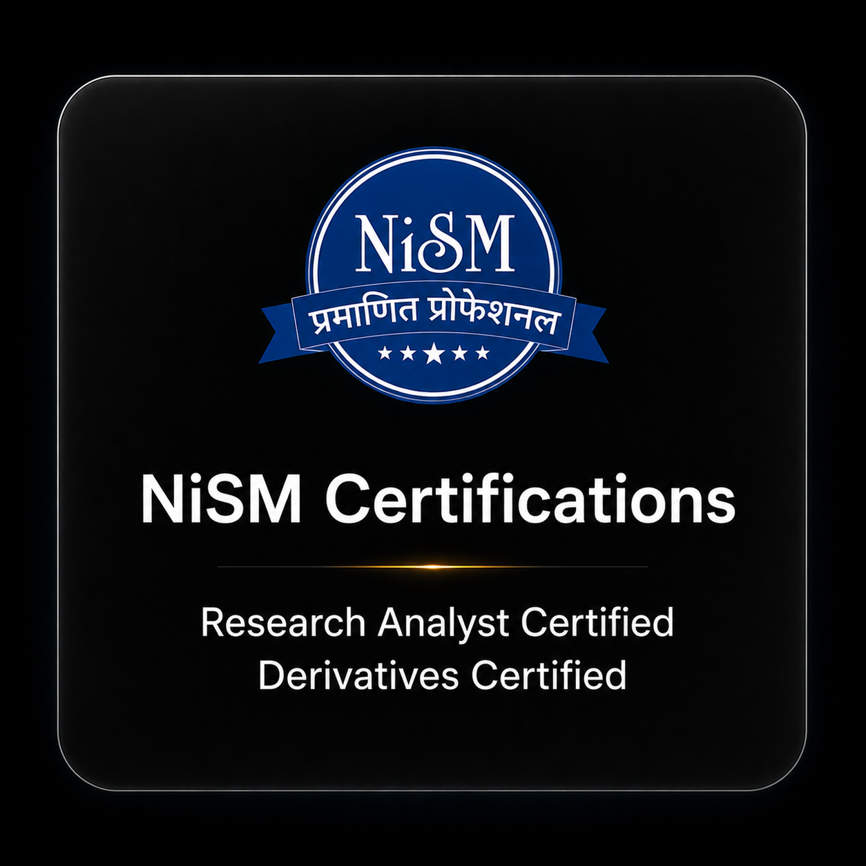 NISM Certification